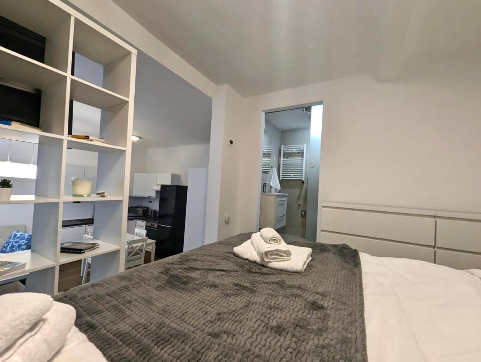 זאגרב Fantabulous Downtown Abode W King Bed, 65" Tv, Washer And Tumble Dryer מראה חיצוני תמונה